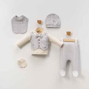 BEBE TK 3-6-9 AY 7097 KIZ KOALA DESENLİ 5’Lİ SET