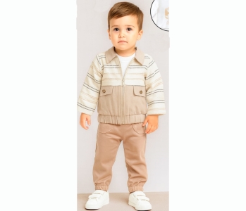 BEBE TK 6-12-18-24 AY 0711 ERKEK 68 BASKILI 3LÜ TAKIM