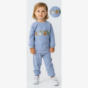 BEBE TK 6-12-18-24 AY 26003 ERKEK LEON BASKI 2,Lİ TAKIM