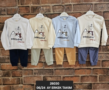 BEBE TK 6-12-18-24 AY 26030 ERKEK MONTAGNE DE CALINS 2,Lİ TAKIM