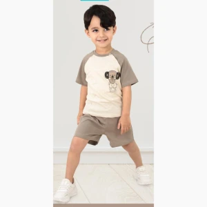 BEBE TK 6-12-18-24 AY 26433 ERKEK MONKEY BASKI 2,Lİ TAKIM