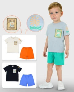 BEBE TK 6-12-18-24 AY 26644 ERKEK THESEA BASKI 2,Lİ TAKIM