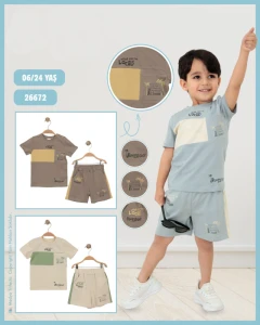 BEBE TK 6-12-18-24 AY 26672 ERKEK LOCALS SHOP 2,Lİ TAKIM