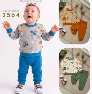BEBE TK 6-12-18-24 AY 3564 ERKEK BEBE TAKIM