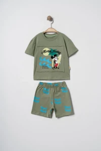 BEBE TK 6-9-12-18 AY 7248 ERKEK MİCKEY SURFERS ERKEK BEBEK TAKIM