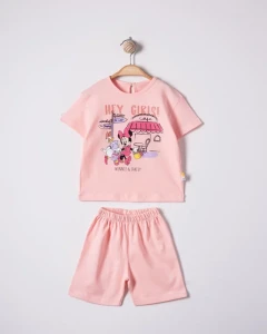 BEBE TK 6-9-12-18 AY 07247 KIZ MİNNİE DAİSY SHOPPİNG KIZ BEBEK TAKIM