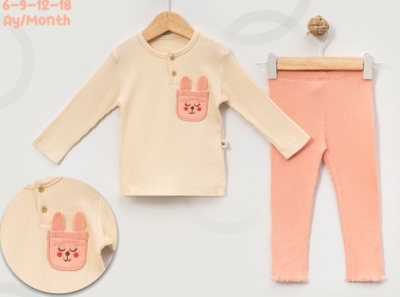 BEBE TK 6-9-12-18 AY 1342 KIZ 6-18 AY BEBE KIZ TAKIM