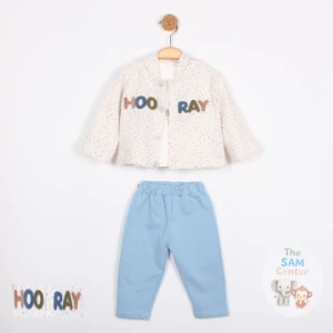 BEBE TK 6-9-12-18 AY 1618 ERKEK HOORAY NAKIŞLI TAKIM