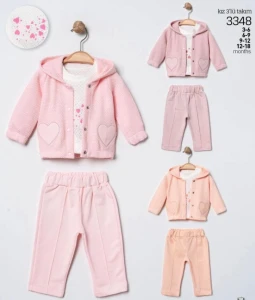 BEBE TK 6-9-12-18 AY 3348 KIZ KIZ 3 LU TAKIM
