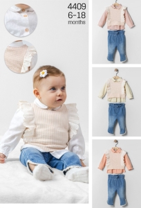 BEBE TK 6-9-12-18 AY 4409 KIZ K.6-18A FIRFIR SÜVETER TK