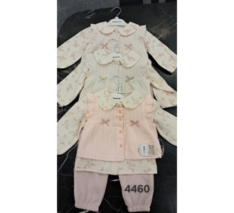 BEBE TK 6-9-12-18 AY 4460 KIZ K.6-18A FİYONKLU YELEK TK
