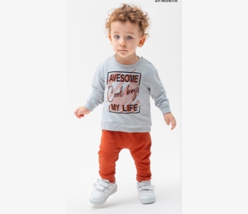 BEBE TK 6-9-12-18 AY M114 ERKEK AVESOME MEVSİMLİK 2 Lİ TAKİM