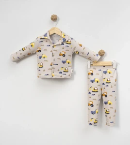 BEBE TK 6-9-12 AY 2431 ERKEK TRAKTÖR-ASKIDA PİJAMA TKM