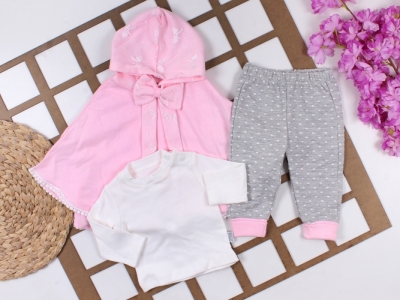 BEBE TK 6-9-12 AY 3220 KIZ KIZ 3 LÜ TAKIM
