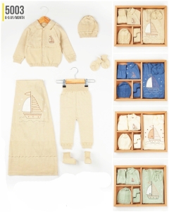 BEBE TK 6-9 AY 5003 ERKEK GEMİCİ HIRKALI TAKIM
