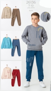 BEBE TK 7-8-9-10 YAŞ 26136 ERKEK AUTHEN BASKI 2,Lİ TAKIM