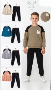 BEBE TK 7-8-9-10 YAŞ 26151 ERKEK LA BASKI 2,Lİ TAKIM