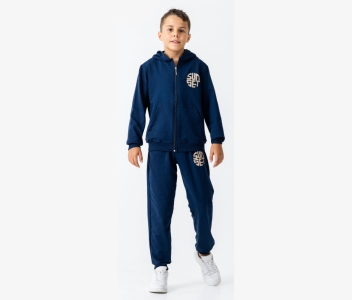 BEBE TK 9-10-11-12 YAŞ 26115 ERKEK SUN SET BASKI KAPŞONLU 2,Lİ TAKIM