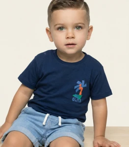 BEBE TK 9-12-18-24 AY 2058 ERKEK 9/24 AY ERKEK KOT ŞORTLU TAKIM