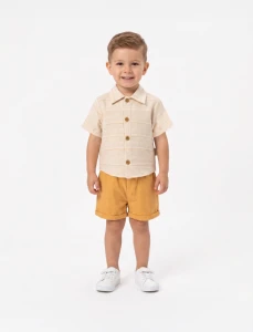 BEBE TK 9-12-18-24 AY 3020 ERKEK ÖNDEN DUMELI İKİLİ TAKIM