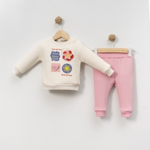 BEBE TK 9-12-18-24 AY 3068 KIZ 9/24 AY 3 İP KIZ TAKIM