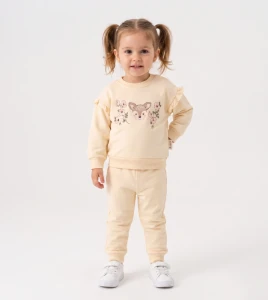 BEBE TK 9-12-18-24 AY 3364 KIZ CEYLAN BASKILI İKİLİ TAKIM