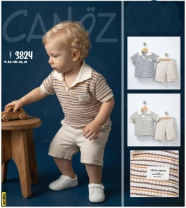 BEBE TK 9-12-18-24 AY 3824 ERKEK TRİKO TİŞORT TKM