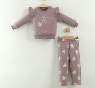 BEBE TK 9-12-18-24 AY 4009 KIZ PAPATYA BASKILI