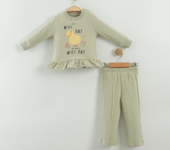 BEBE TK 9-12-18-24 AY 4010 KIZ CİVCİV NERVÜRLÜ