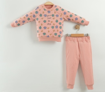 BEBE TK 9-12-18-24 AY 4011 KIZ ÇİÇEKLİ TAKIM