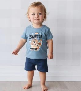 BEBE TK 9-12-18-24 AY 5108 ERKEK SÜPREM AYLIK SURFER BASKILI TAKIM