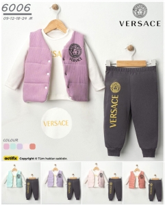 BEBE TK 9-12-18-24 AY 6006 UNİSEX 3’LÜ TAKIM