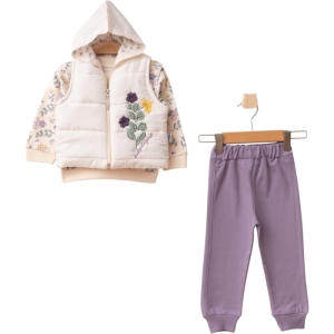 BEBE TK 9-12-18 AY 672 KIZ SÜZENE ÇİÇEKLİ MİCRO 3 LÜ TKM