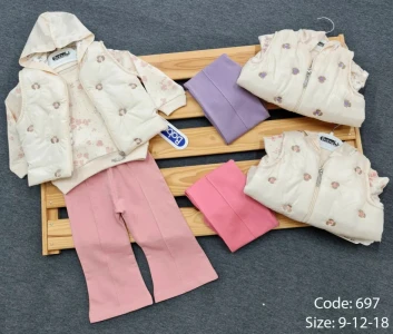 BEBE TK 9-12-18 AY 697 KIZ LEOPAR MİCRO 3 LÜ TKM