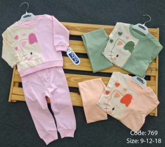 BEBE TK 9-12-18 AY 769 KIZ KEDİLİ 2 Lİ TKM