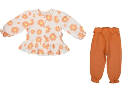 BEBE TK 9-12-18 AY 9006 KIZ MÜSLİM PAPATYA DESEN