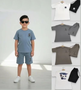 ÇOCUK TK 1-2-3-4 Yaş 10152 ERKEK ARKASI BASKILI ŞORTLU TAKIM