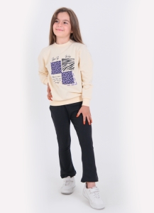 ÇOCUK TK 2-3-4-5 YAŞ 10046 KIZ LOVE IS KIZ TAYT TAKIM