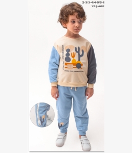 ÇOCUK TK 2-3-4-5 YAŞ 1041 ERKEK KAKTUS MEVSİMLİK 2 Lİ TAKİM