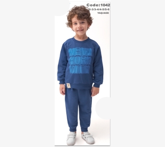 ÇOCUK TK 2-3-4-5 YAŞ 1042 ERKEK NEWYORK MEVSİMLİK 2 Lİ TAKİM