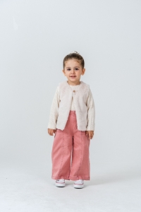 ÇOCUK TK 2-3-4-5 YAŞ 4456 KIZ K.2-5Y ZİNCİR SWEAT YELEK TK