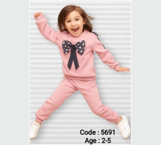 ÇOCUK TK 2-3-4-5 YAŞ 5691 KIZ BÜYÜK FİYONKLU KIZ TK