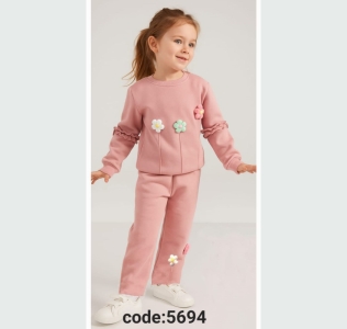 ÇOCUK TK 2-3-4-5 YAŞ 5694 KIZ ORLON ÇİÇEKLİ KIZ TK