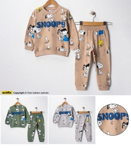 ÇOCUK TK 2-6 YAŞ 0016 ERKEK ZARA SÜZENE SNOOPY ERKEK ÇOCUK TAKIM