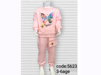 ÇOCUK TK 3-4-5-6 YAŞ 5623 KIZ KELEBEKLİ KIZ TK