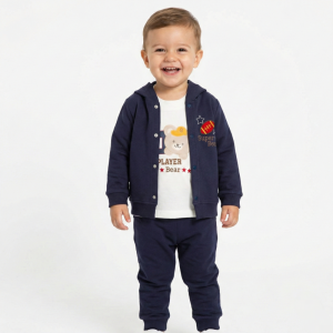ÇOCUK TK 6-12-18-24 AY 3024 ERKEK SÜPER BEAR 3'LÜ TAKIM