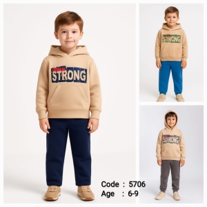 ÇOCUK TK 6-7-8-9 YAŞ 5706 ERKEK STRONG KAPŞONLU TK