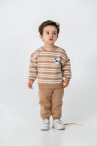 ÇOCUK TK 6-9-12-18 AY 5291 ERKEK PANDA 2Lİ TAKIM 3 İP