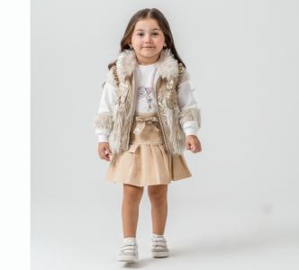 ÇOCUK TK 9-12-18-24 AY 26319 KIZ 26319 9/24AYLIK BADİSİ PELUŞLU ÜÇLÜ TAKIM