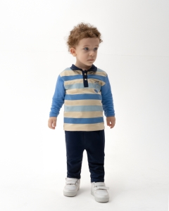 ÇOCUK TK 9-12-18-24 AY 2830 ERKEK 2830 ÇİZGİLİ 2 Lİ TAKIM